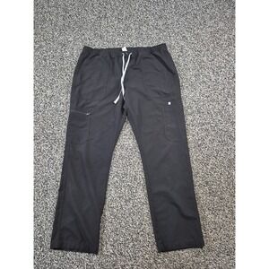 FIGS Technical Collection Cairo Cargo Scrub Pants Black‎ TM3001 Mens XXL